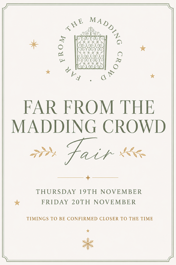 Far From The Madding Crowd Christmas Fair