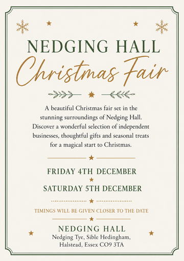 Nedging Hall Christmas Fair