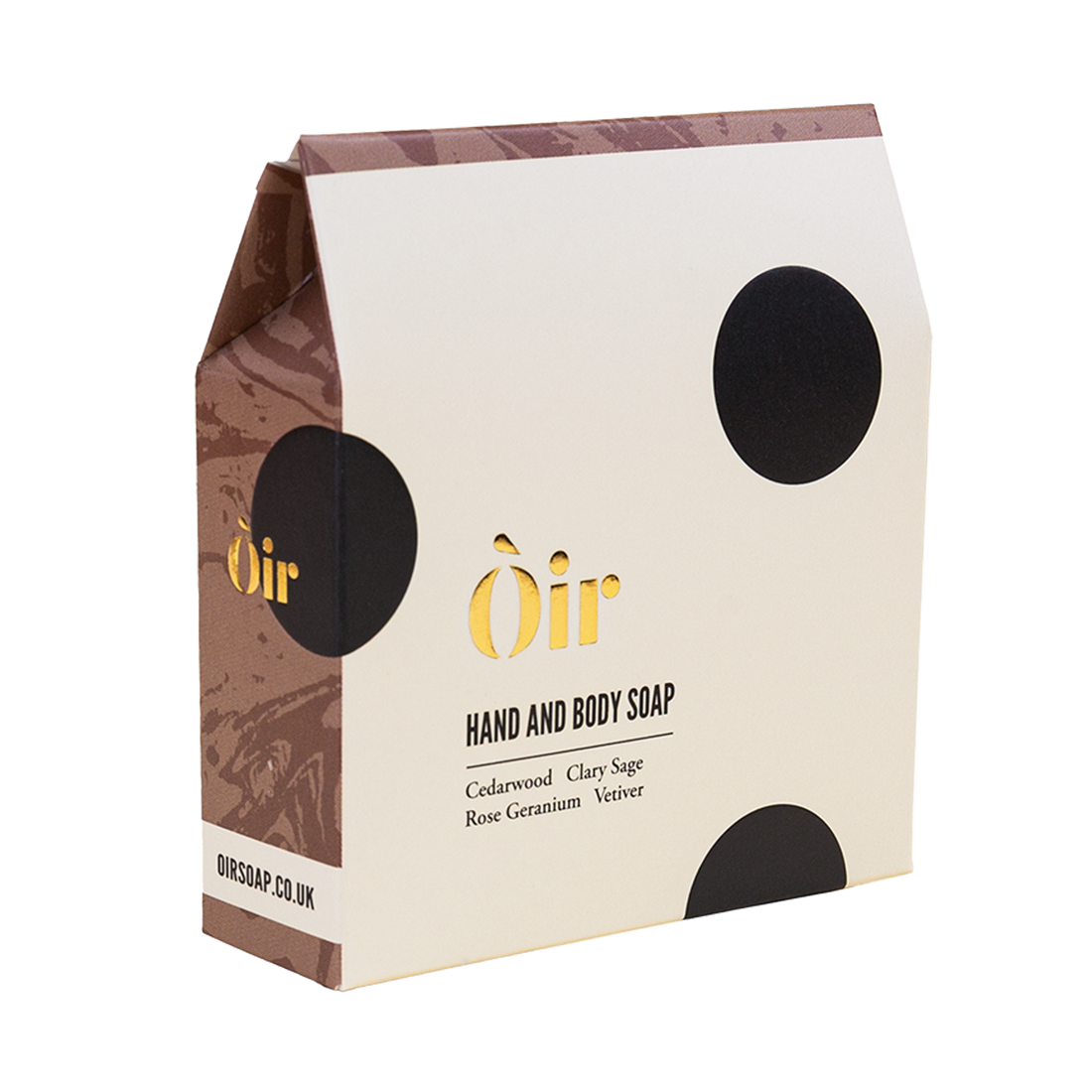 Cedarwood, clary sage, rose geranium, vetiver soap