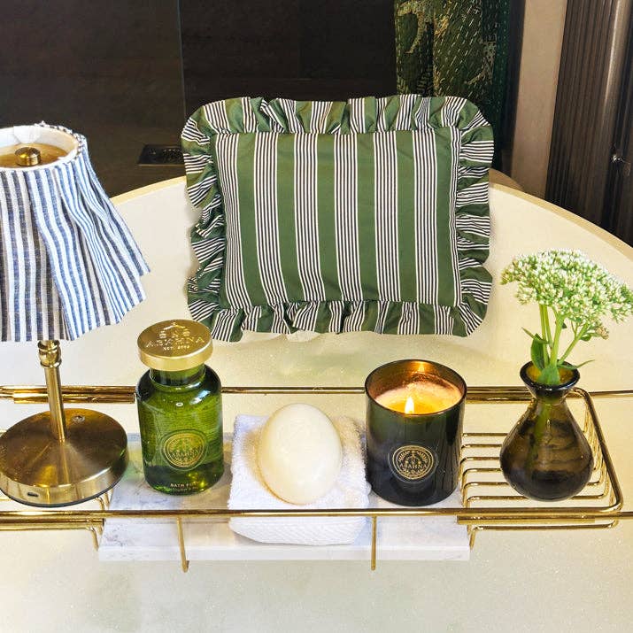 Bath Pillow green and black