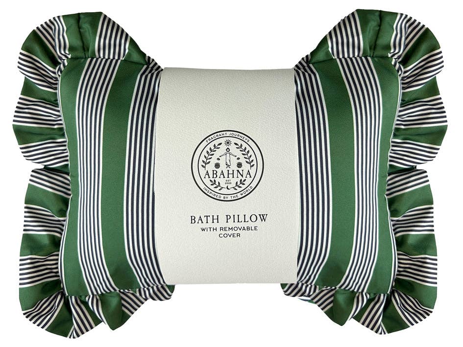 Bath Pillow green and black