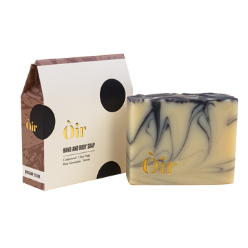 Cedarwood, clary sage, rose geranium, vetiver soap