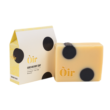 Lemongrass, clary sage, rosemary soap