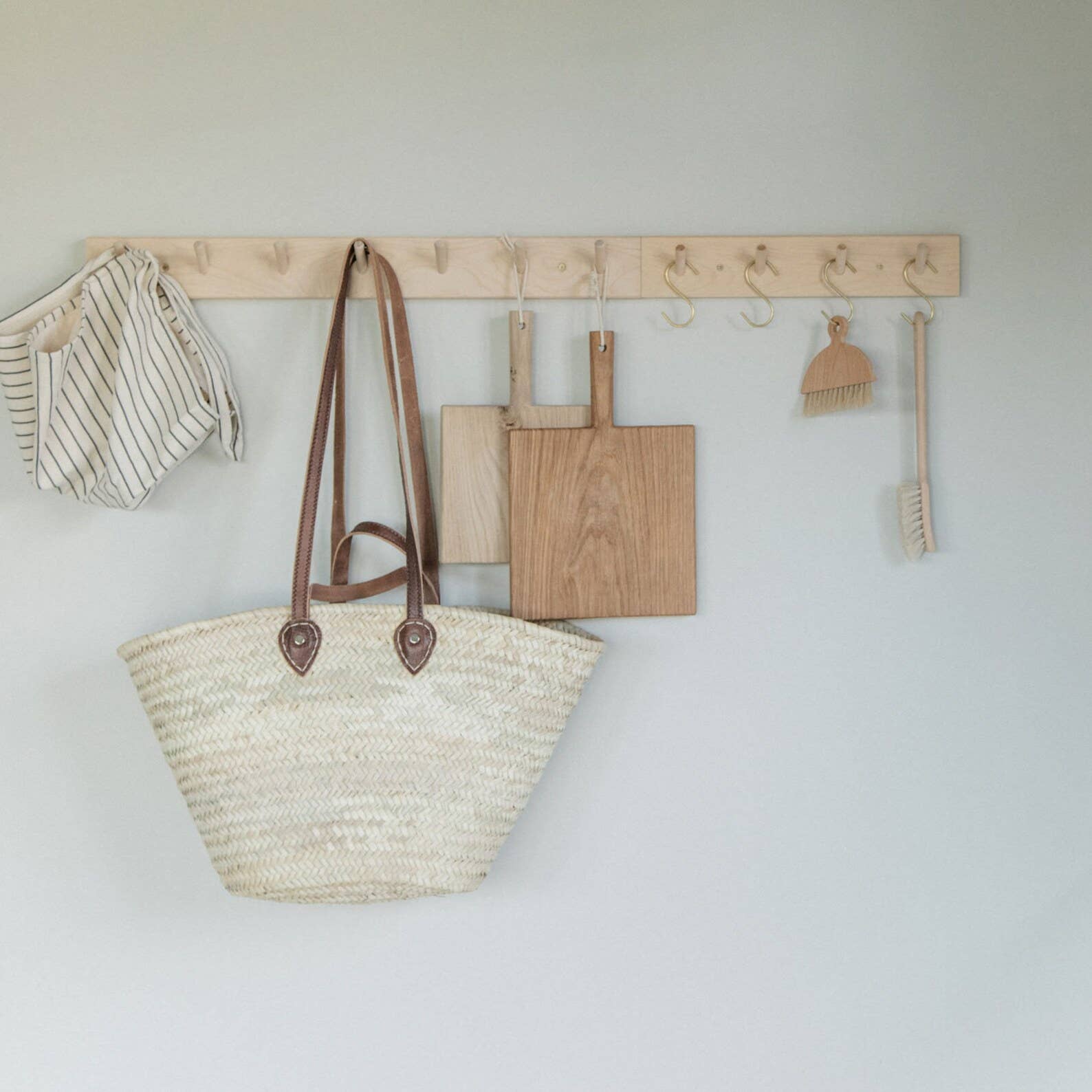 French Market Basket - with Long and Short Handles