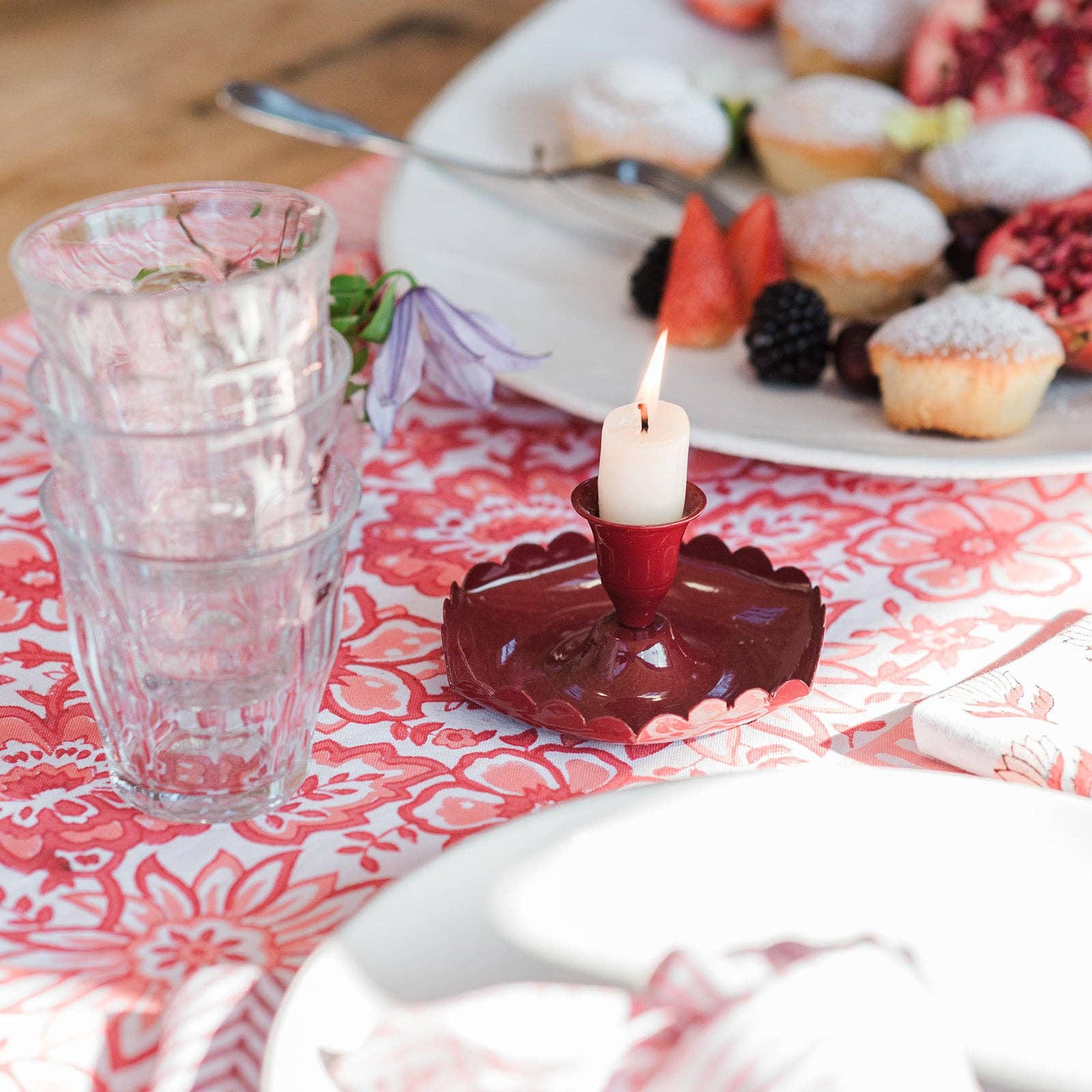 Constance and Denny's Berry candle stick holder