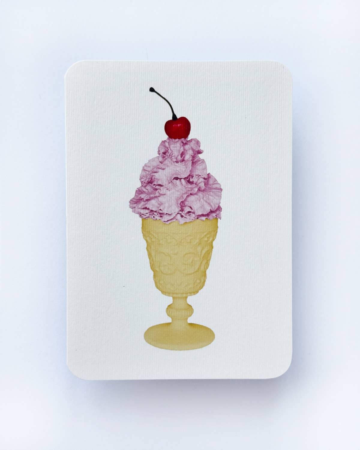 Rose Chantilly Cream Greeting Card