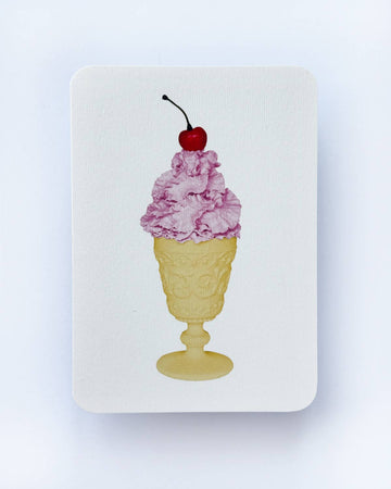 Rose Chantilly Cream Greeting Card
