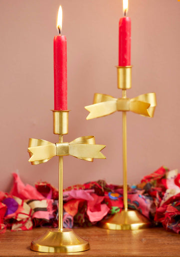 Bow Medium Candle Holder - Medium