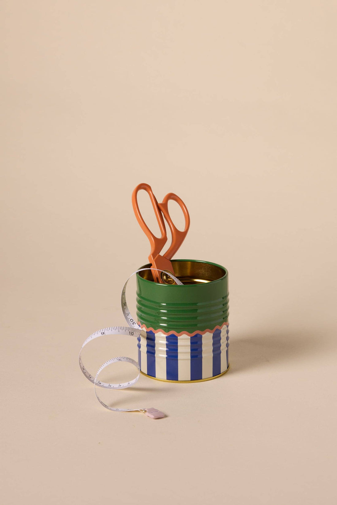 Designworks Small Striped Storage Tin