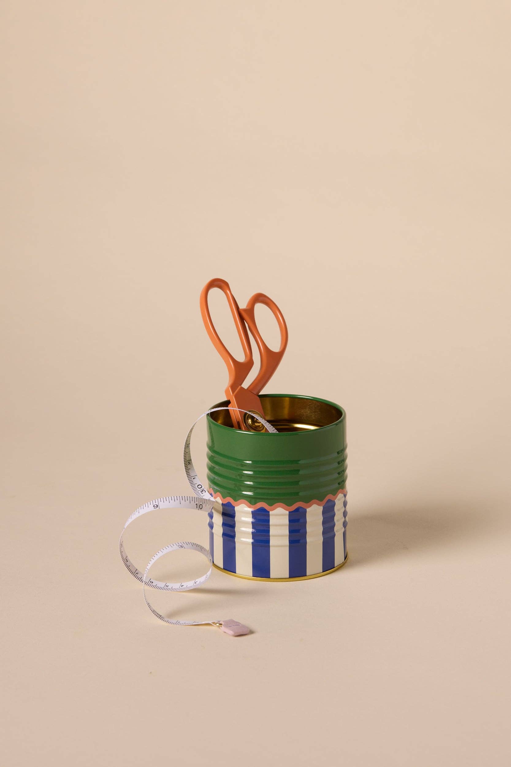 Designworks Small Striped Storage Tin