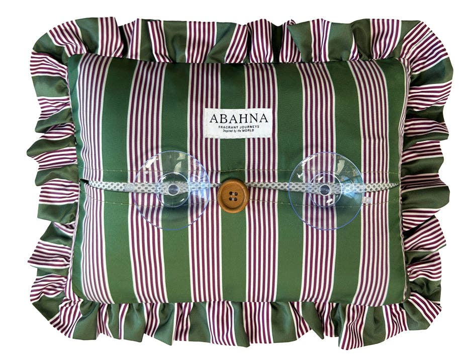 Bath Pillow pink and green