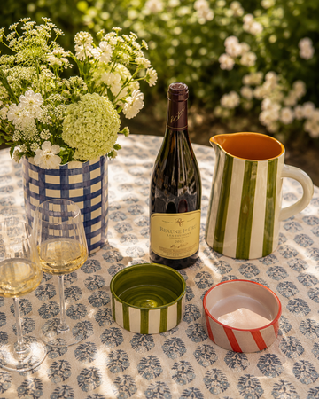 The Izzy Wine Coaster - Lilac & Rust