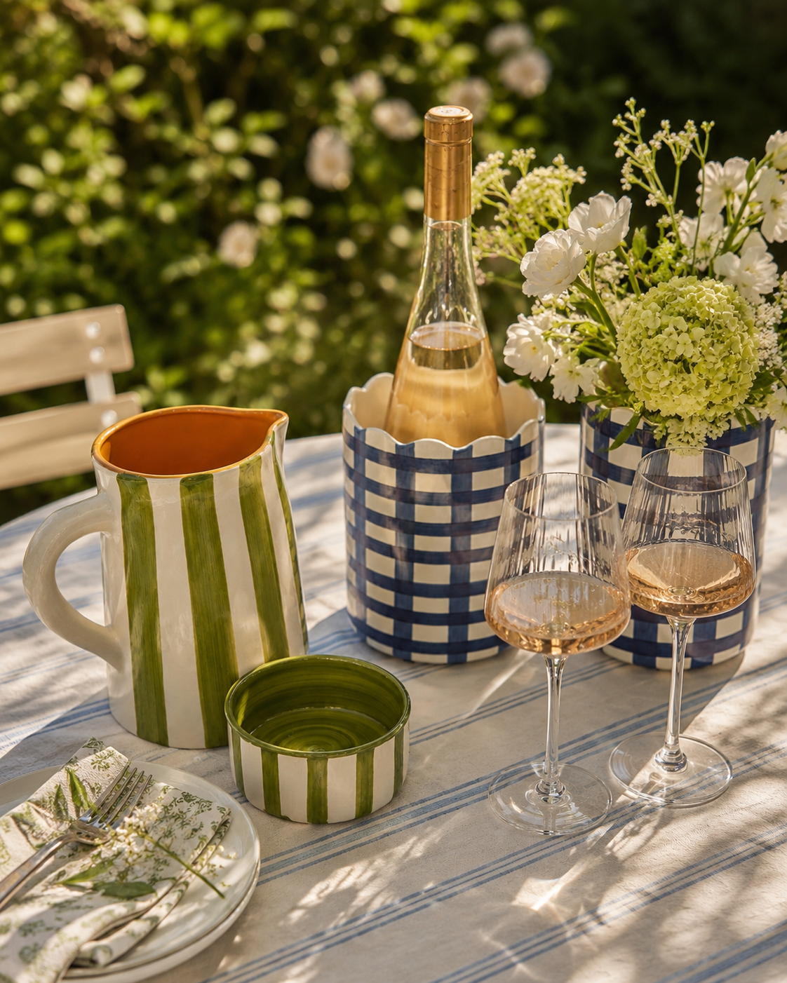 The Izzy Wine Coaster - Lilac & Rust