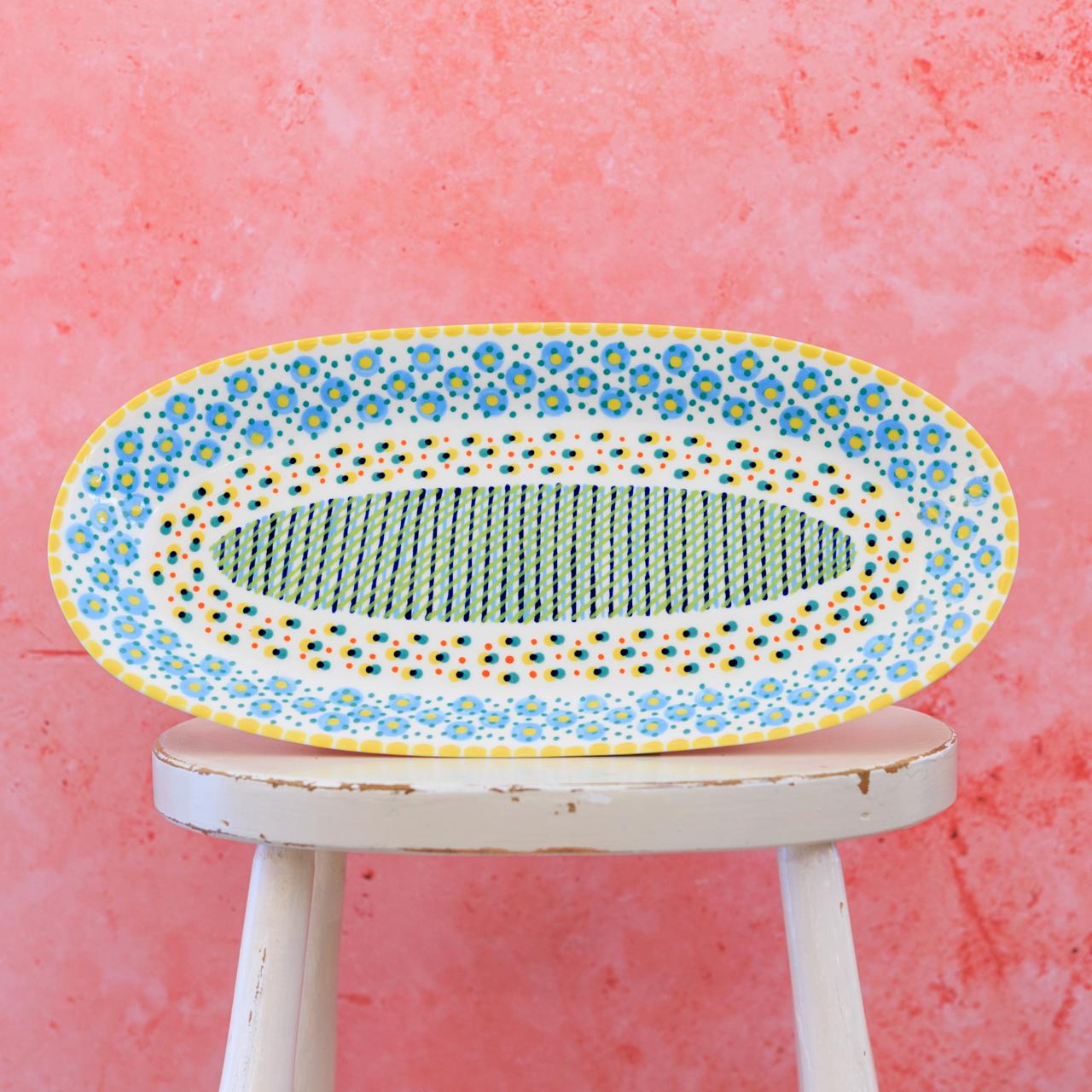 Potterswork Alice Plate - Yellow