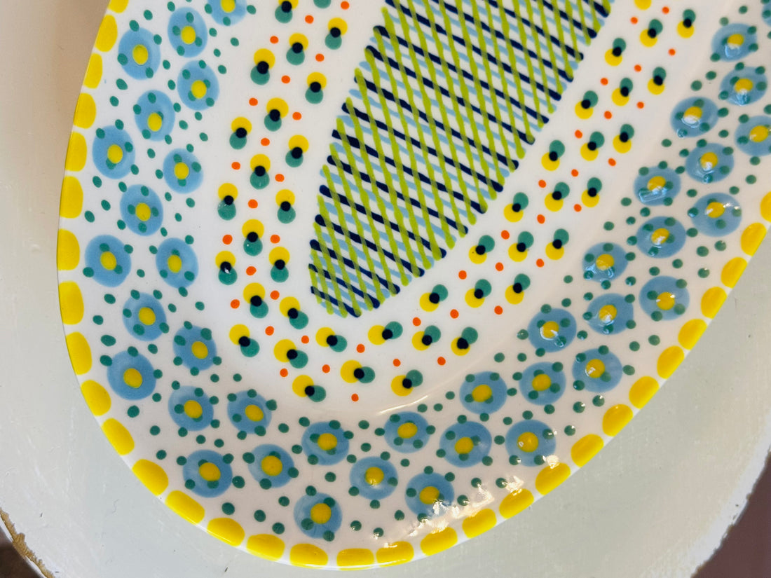Potterswork Alice Plate - Yellow