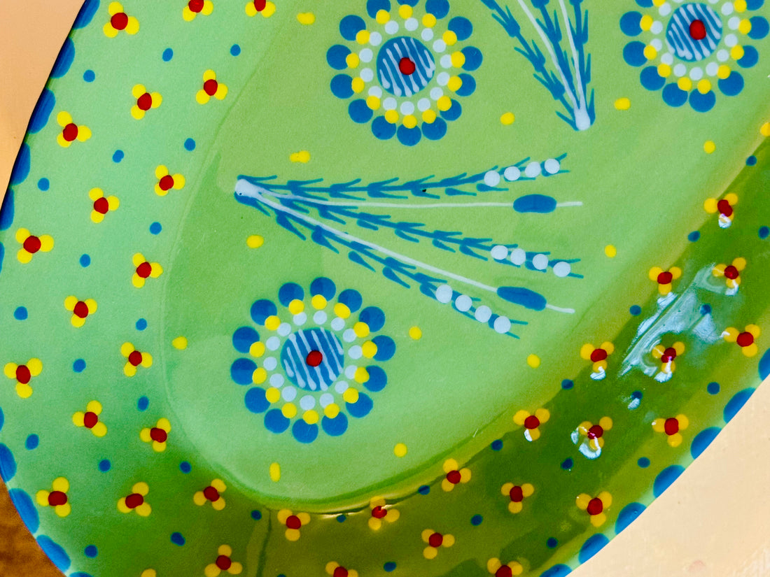 Potterswork Alice Plate - Green