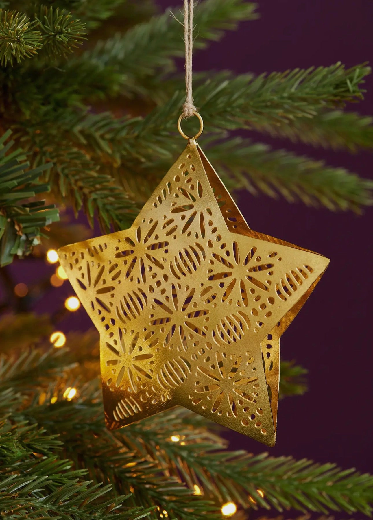 Golden Star  Decoration