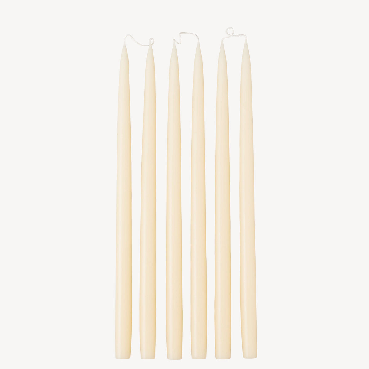 Ivory -  Tapered Dinner Candles