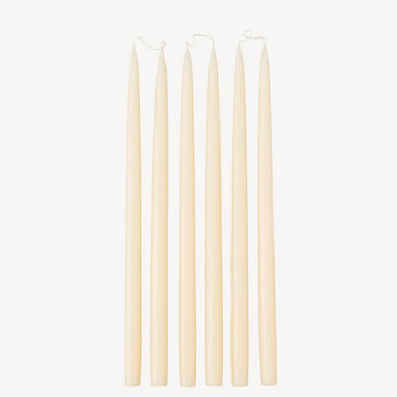 Ivory -  Tapered Dinner Candles