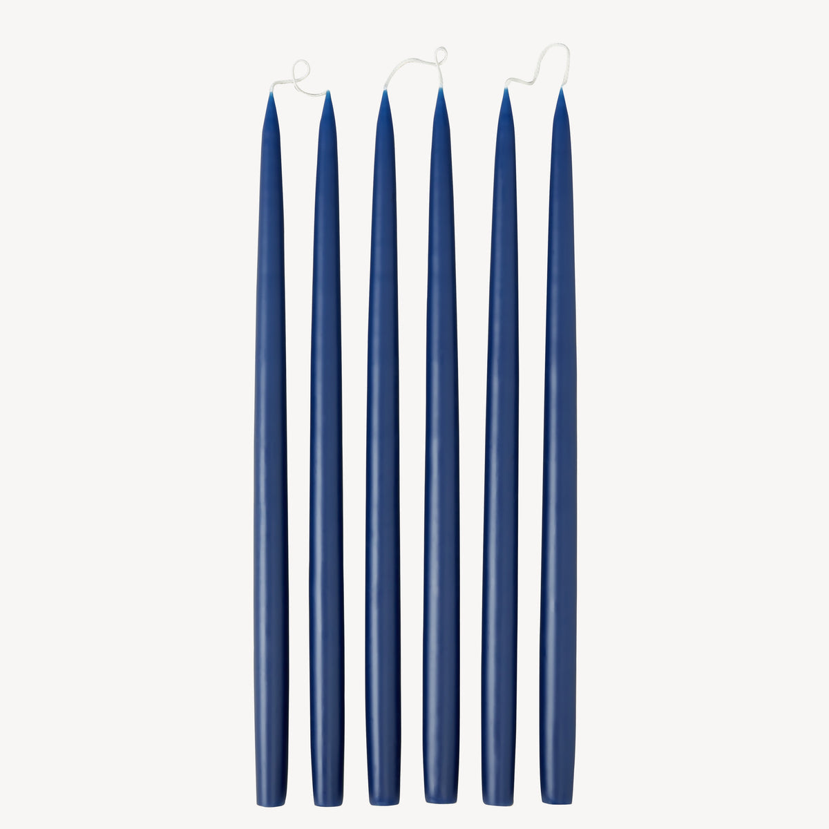 Navy -  Tapered Dinner Candles