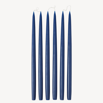Navy -  Tapered Dinner Candles