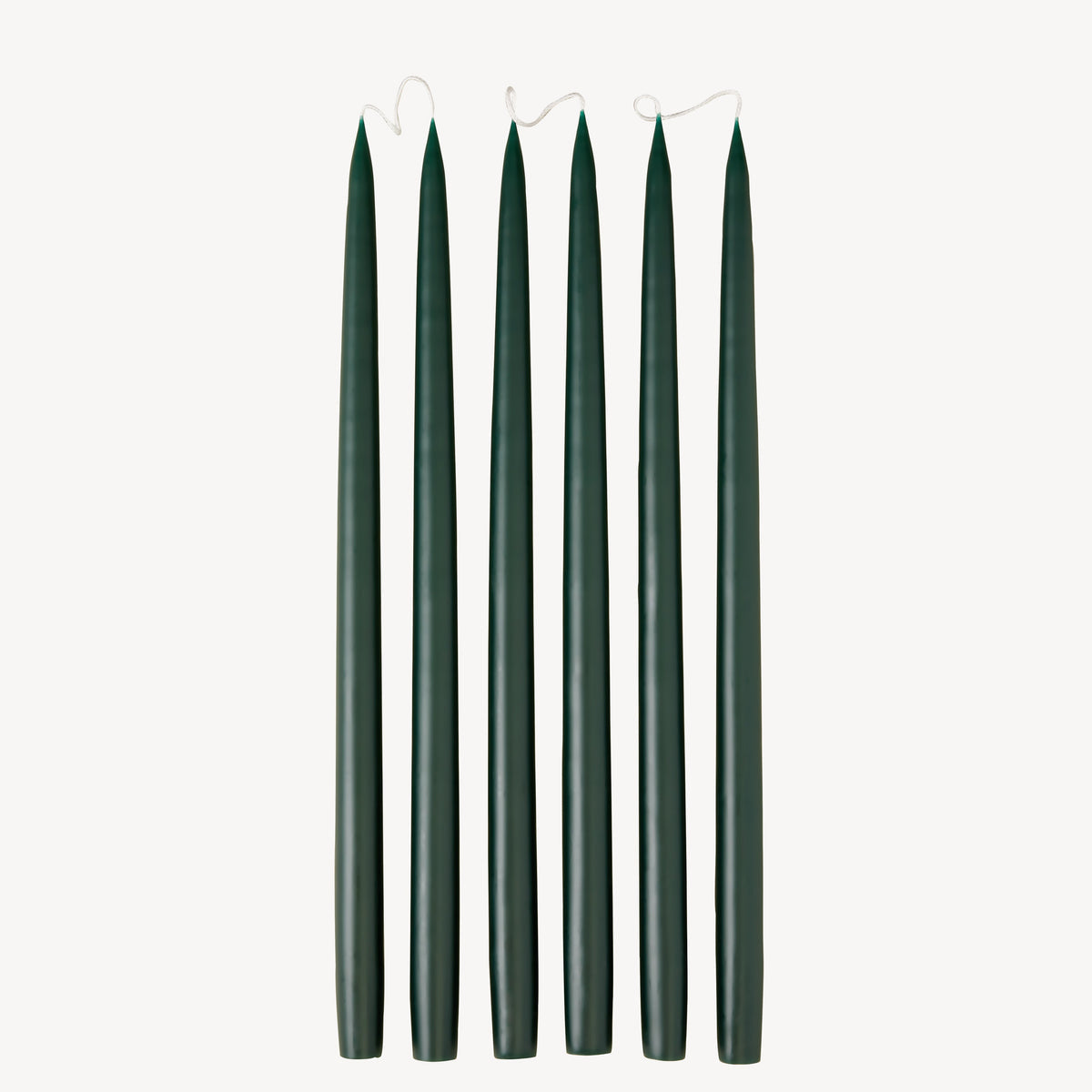 Forest Green -  Tapered Dinner Candles