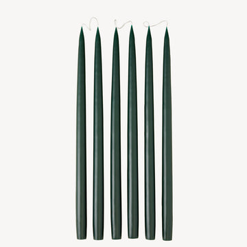 Forest Green -  Tapered Dinner Candles
