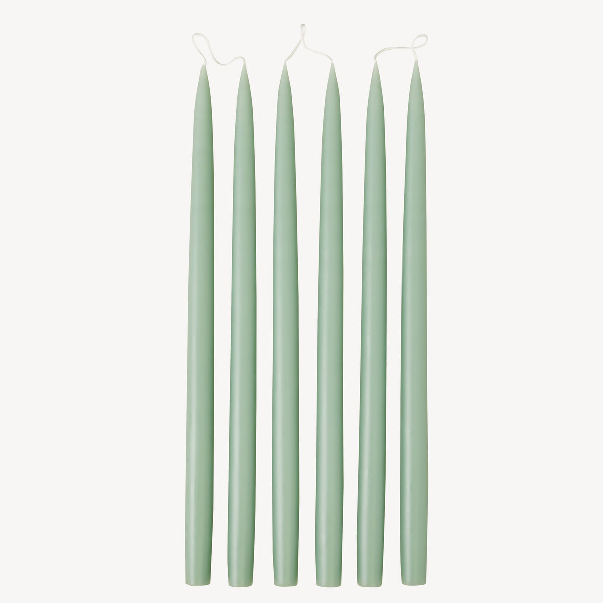 Sage Green -  Tapered Dinner Candles