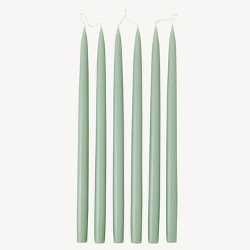 Sage Green -  Tapered Dinner Candles