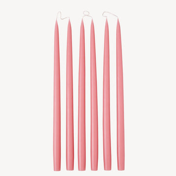 Vintage Pink -  Tapered Dinner Candles