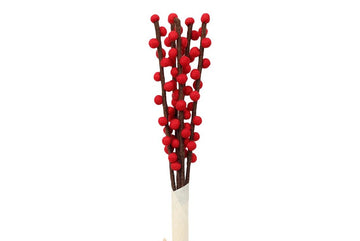 Felt Bunch of Red Berries