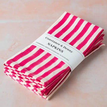 Constance & Denny Napkins - Magenta