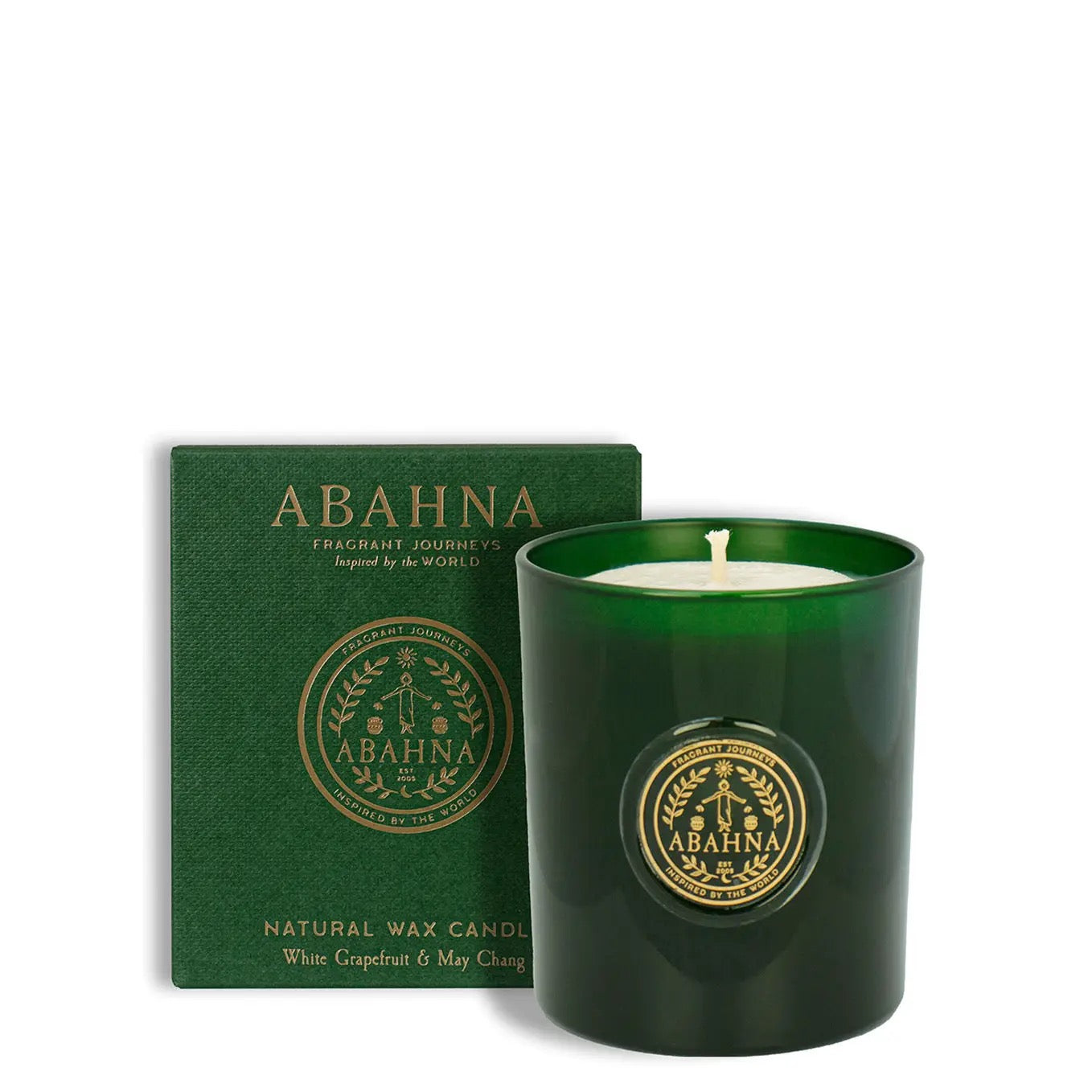 Natural wax candle  - White Grapefruit and May Chang