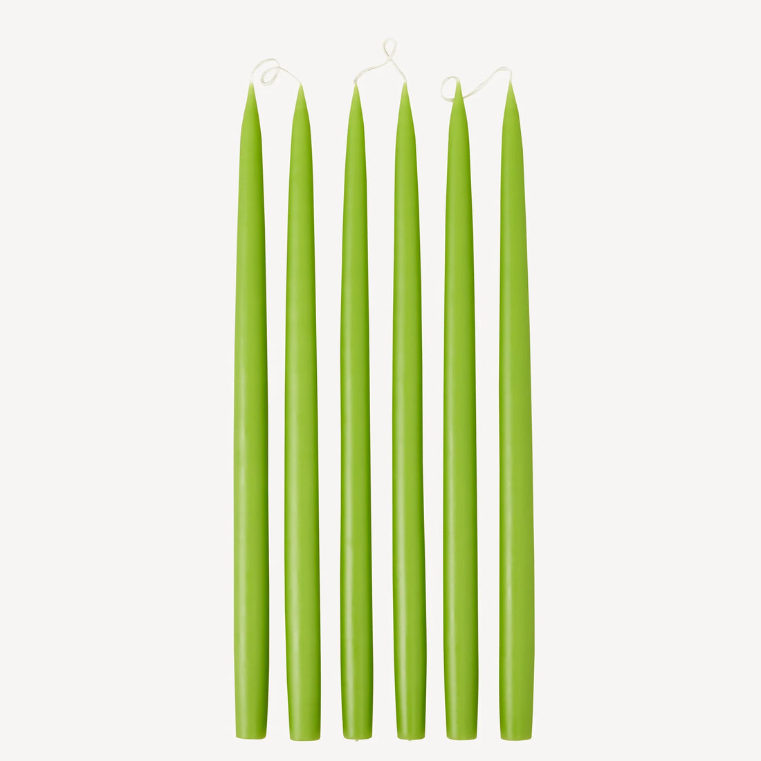 Spring Green -  Tapered Dinner Candles
