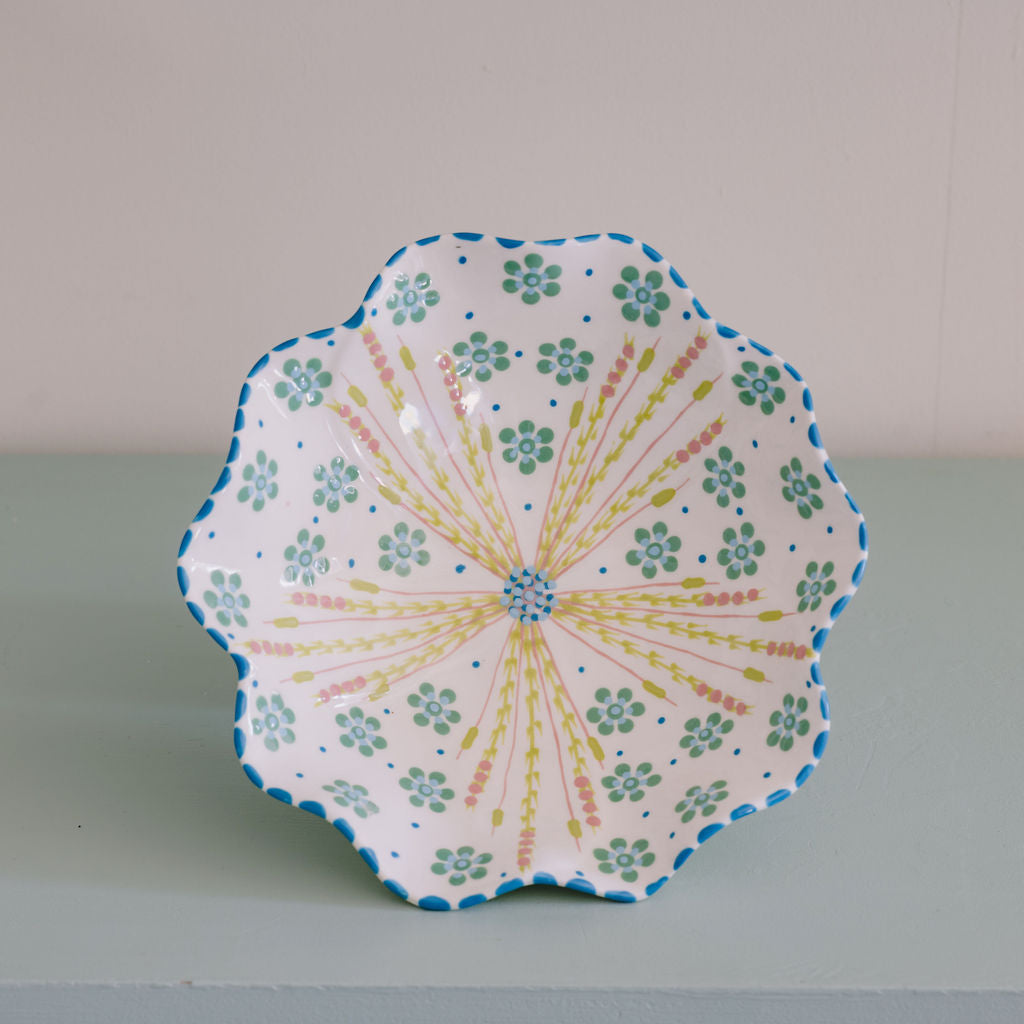 Potterswork Statement Bowl - Blue and White