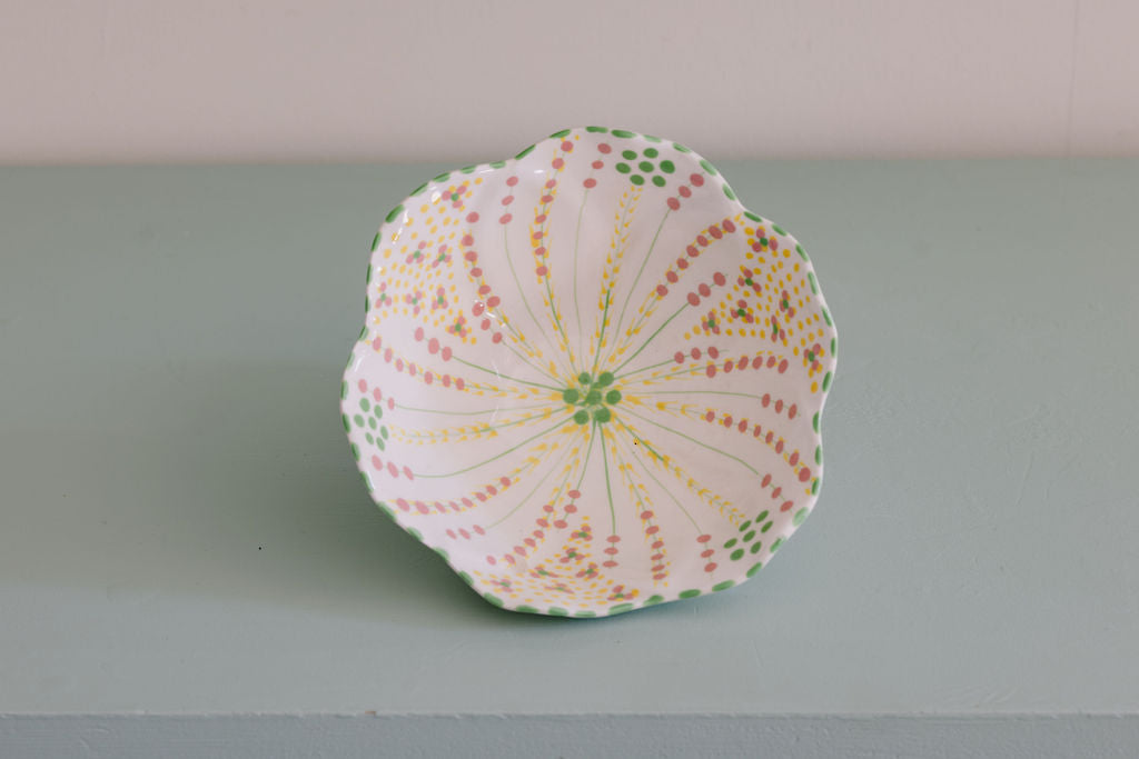 Potterswork Nibble Bowls - Sage and Pink