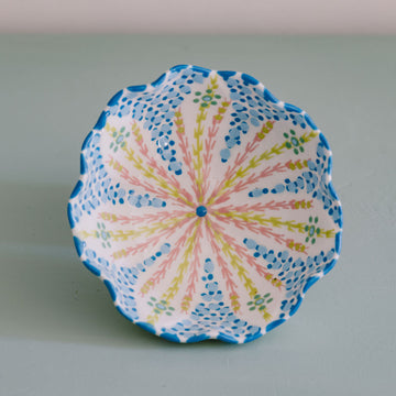 Potterswork Nibble Bowls - White and Blue