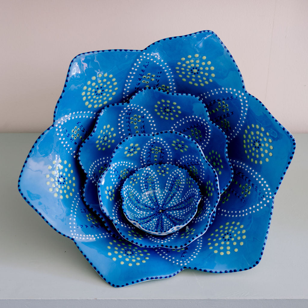 Potterswork Statement Bowl - Blue