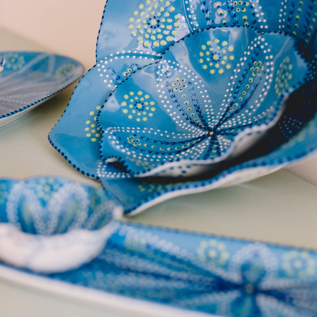 Potterswork Statement Bowl - Blue
