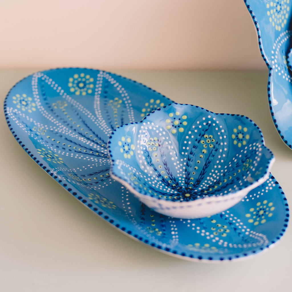 Potterswork Statement Bowl - Blue