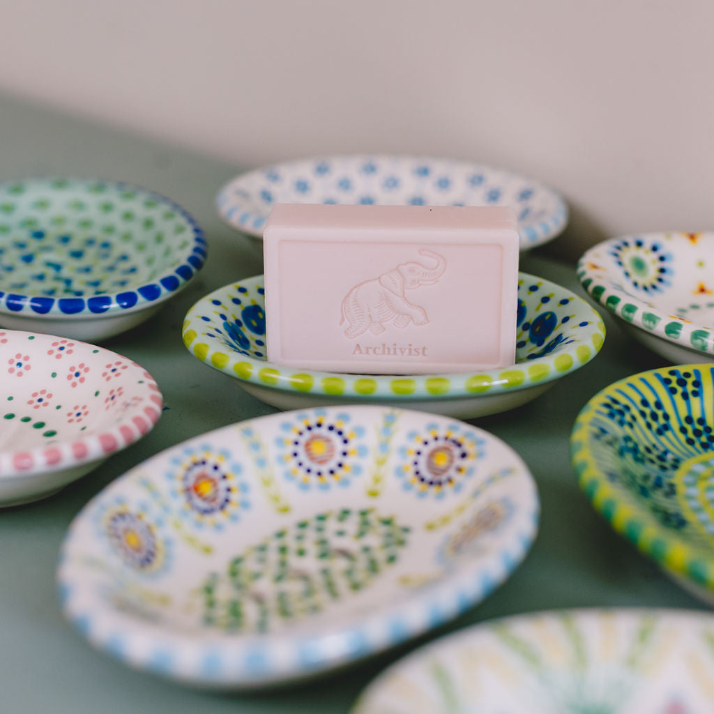 Potterswork Soap Dish - Multi Colored