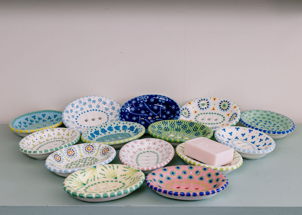 Potterswork Soap Dish - Multi Colored