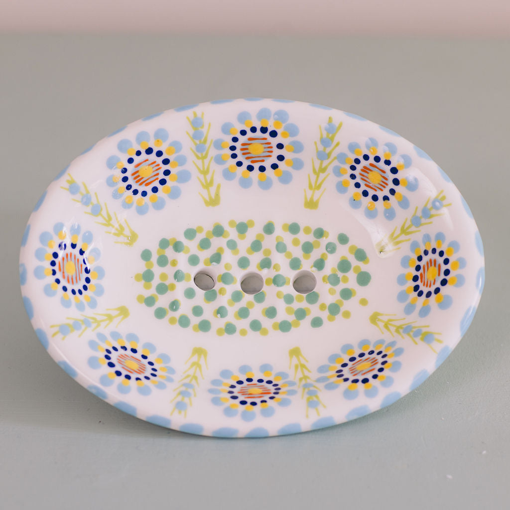 Potterswork Soap Dish - Multi Colored