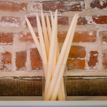 Ivory -  Tapered Dinner Candles