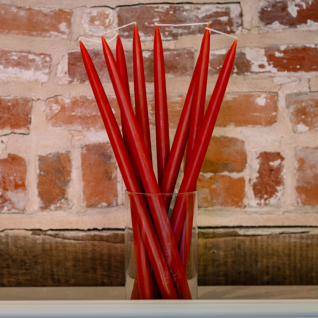 Burnt Orange -  Tapered Dinner Candles