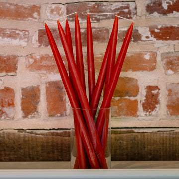 Burnt Orange -  Tapered Dinner Candles