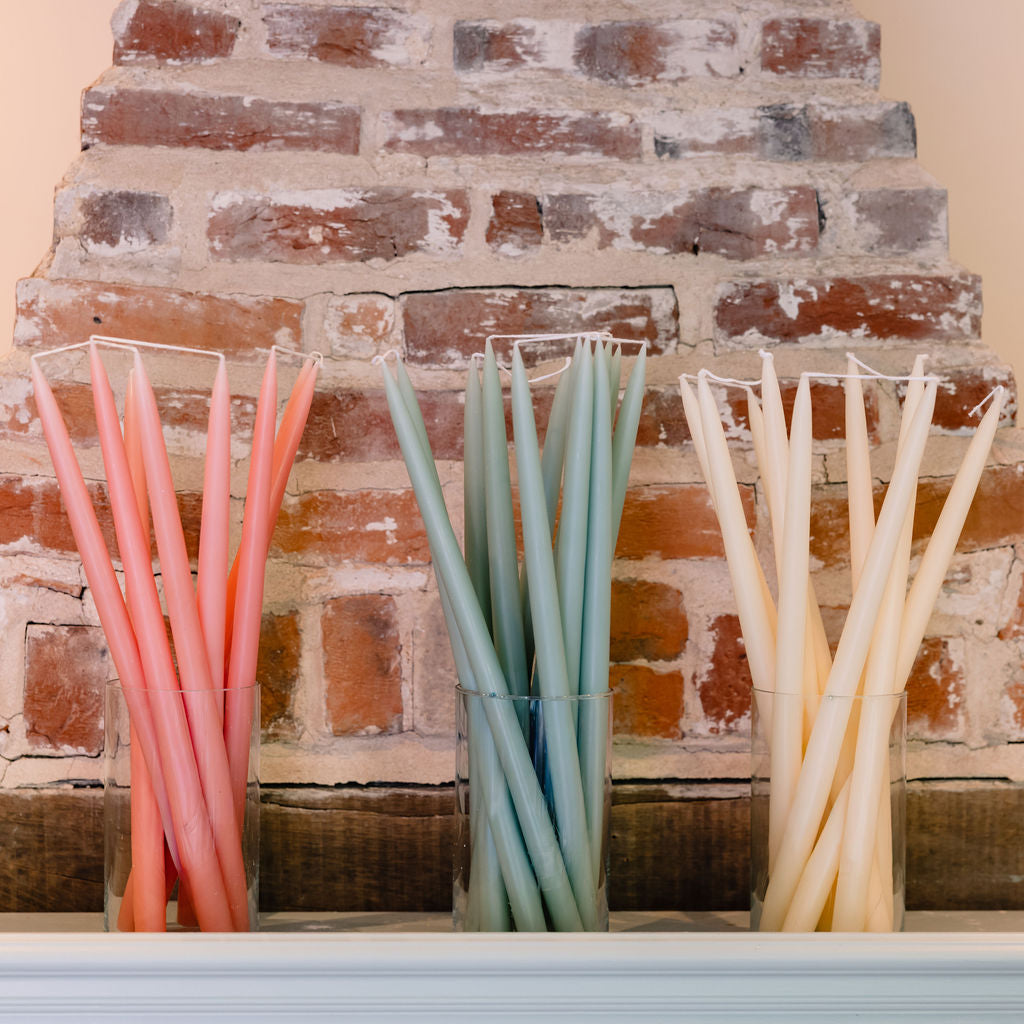 Candy Pink -  Tapered Dinner Candles