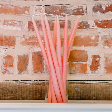 Candy Pink -  Tapered Dinner Candles