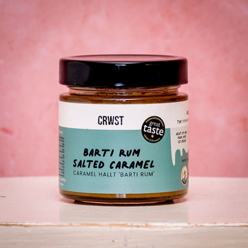 Crwst's Barti Rum and Salted Carmel Sauce