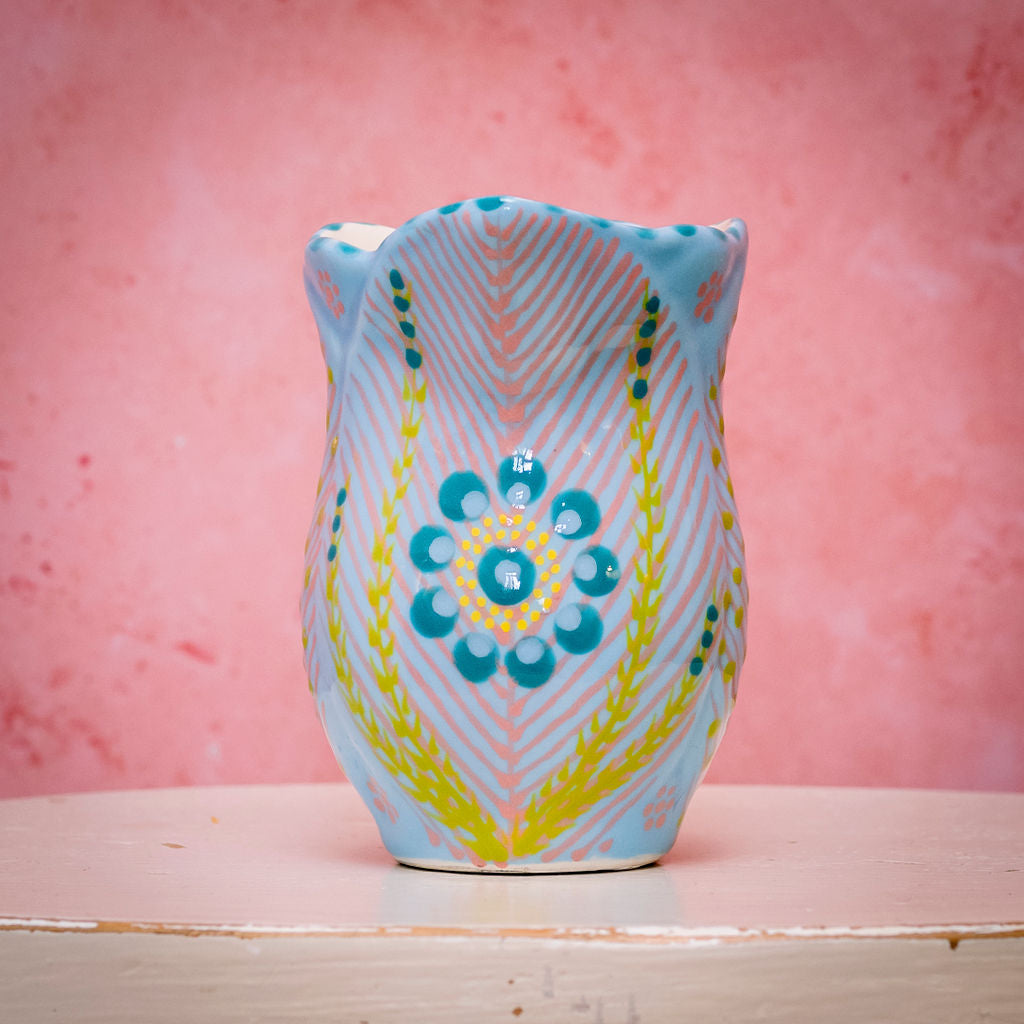 Potterswork Rosie Jug - Pale Blue